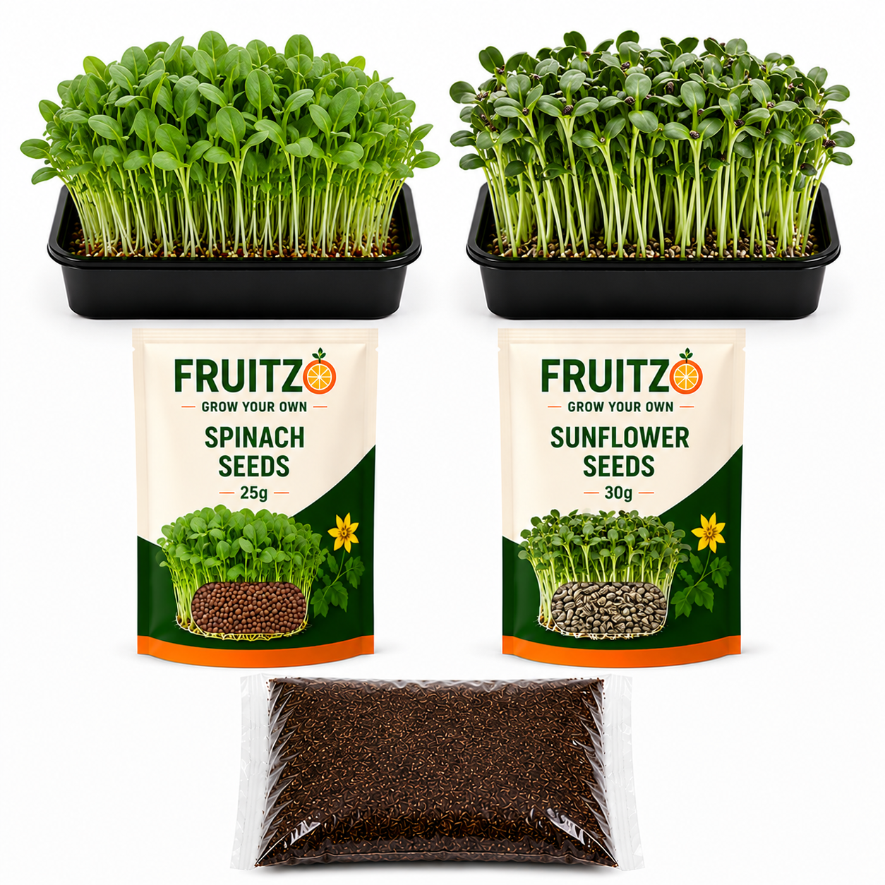 Natural Vitality Microgreen Seeds with kit