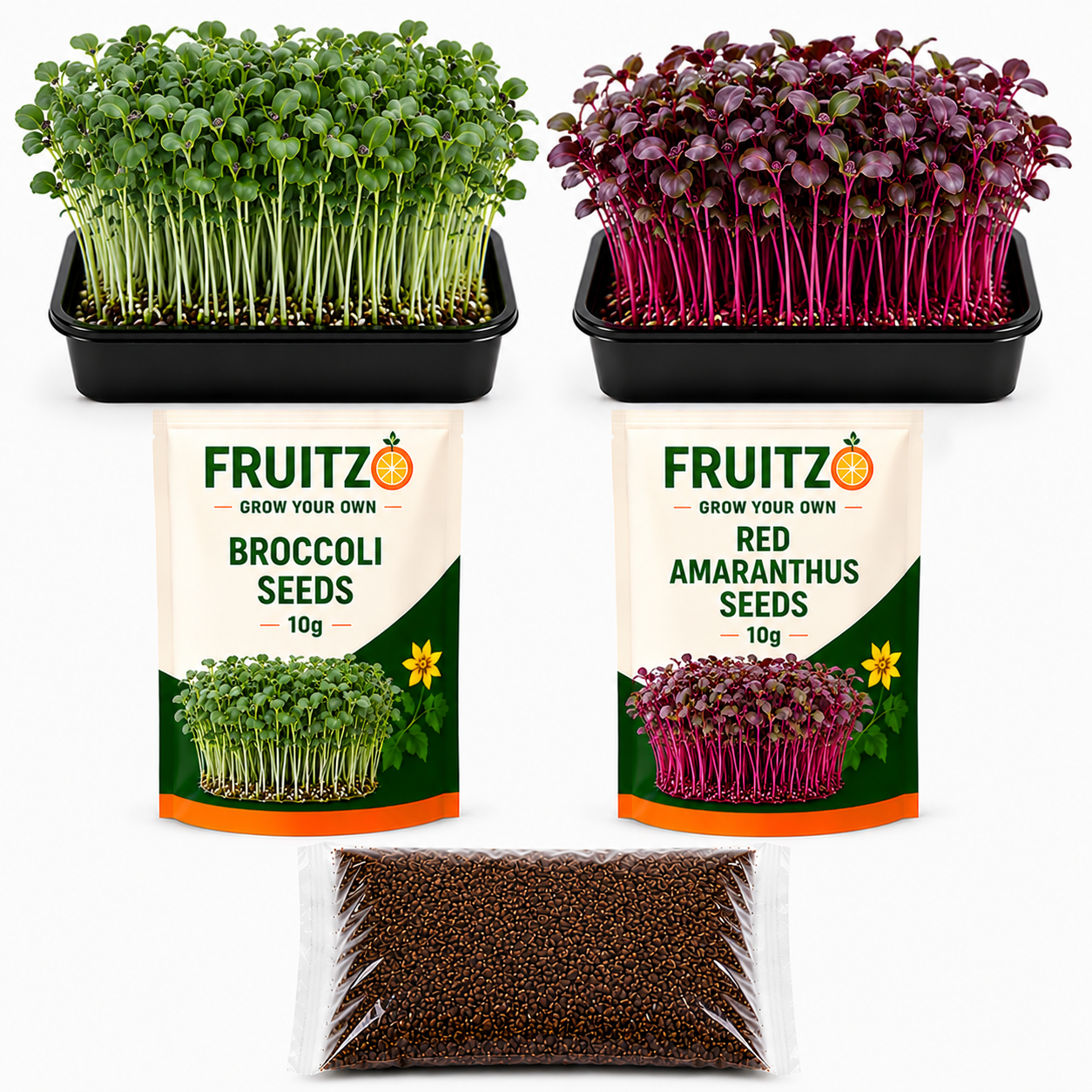 Skin & Hair Nutrition Combo Microgreen Seeds with kit
