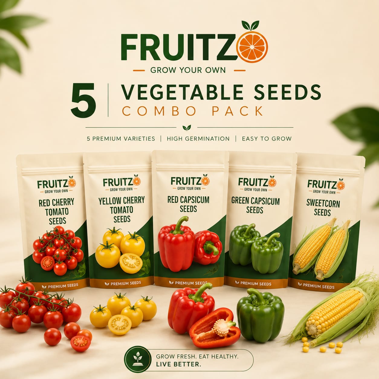 Fresh Harvest Combo for Kitchen Gardening