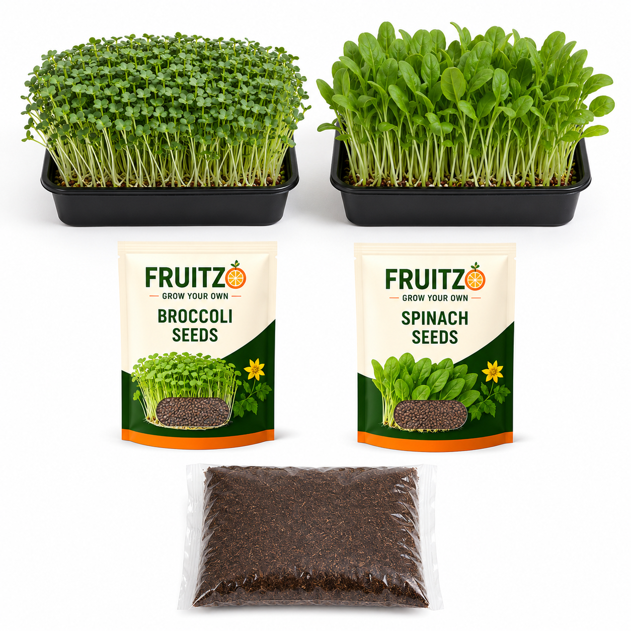 Green Nutrition Microgreen Seeds with kit