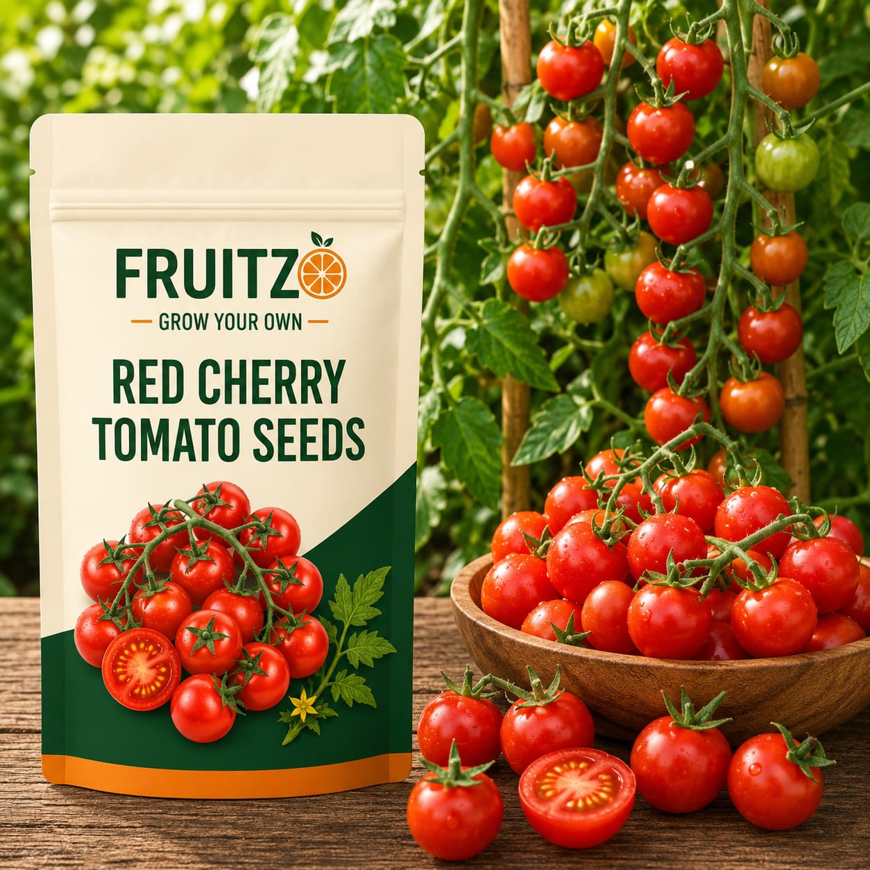 Cherry Tomato Red Seeds for Home & Terrace Gardening