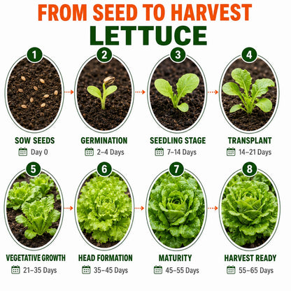Lettuce Seeds for Home & Terrace Gardening