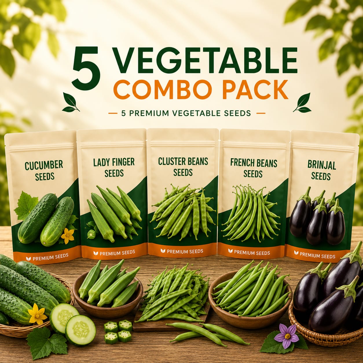Healthy Harvest Combo For Kitchen Gardening