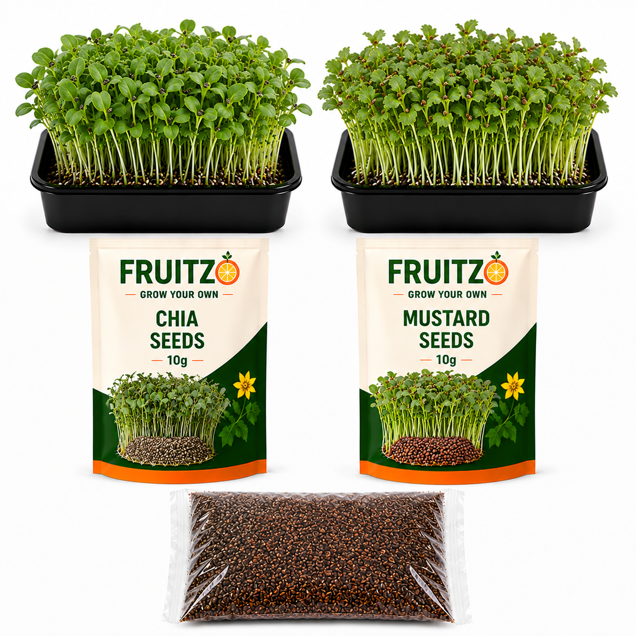 Bone Strength Combo Microgreen Seeds with kit